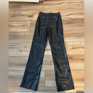 I AM GIA black leather pants size small
